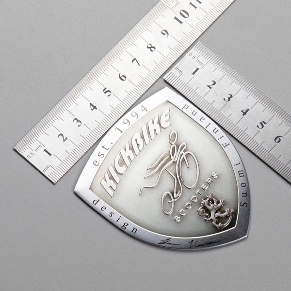 Metalowa aluminiowa tabliczka znamionowa