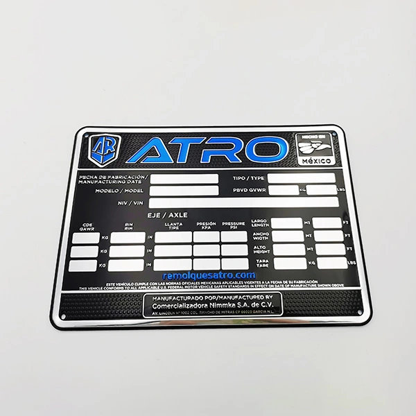 Marka firmy aluminiowa marka