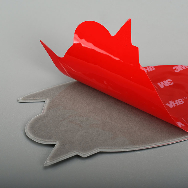 Wydrukowana srebrna aluminiowa naklejka