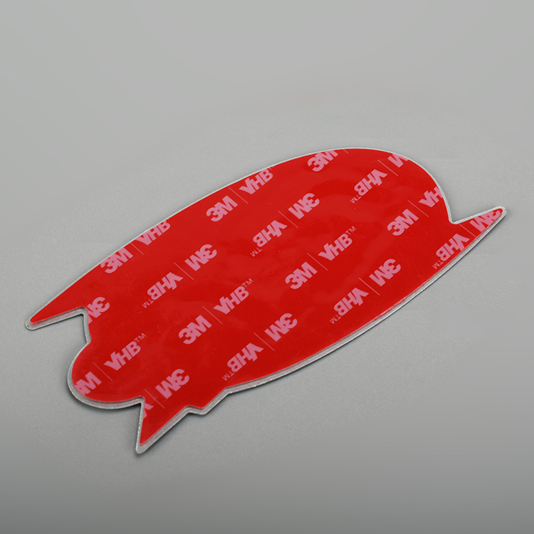 Wydrukowana srebrna aluminiowa naklejka