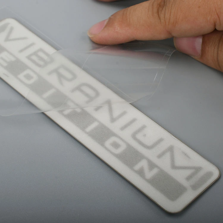 Elektroforma metalowa Nickel Logo Sticker