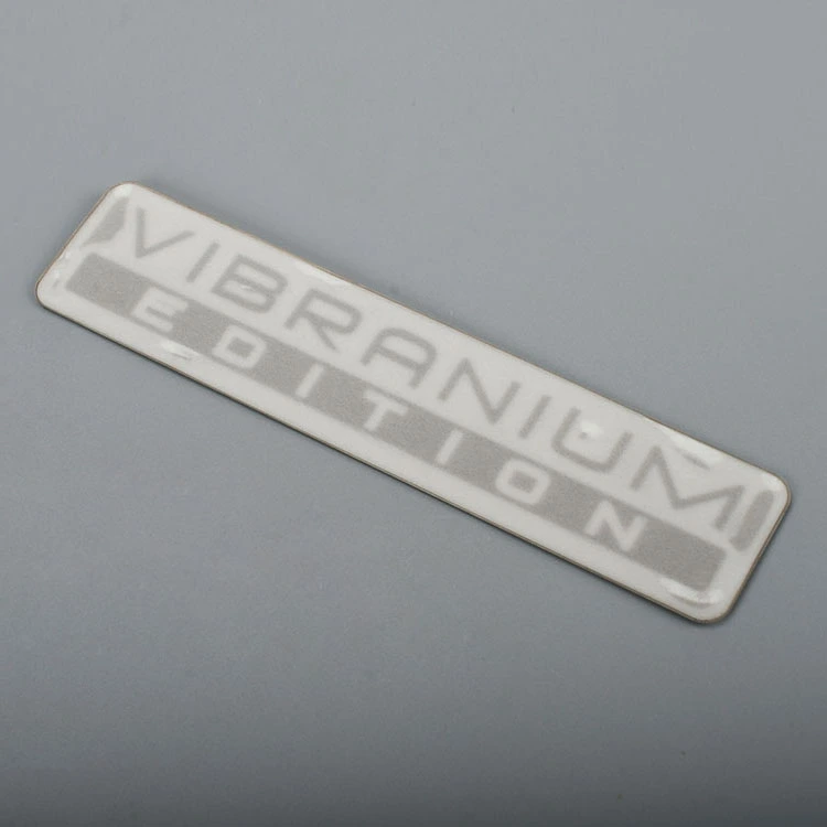 Elektroforma metalowa Nickel Logo Sticker