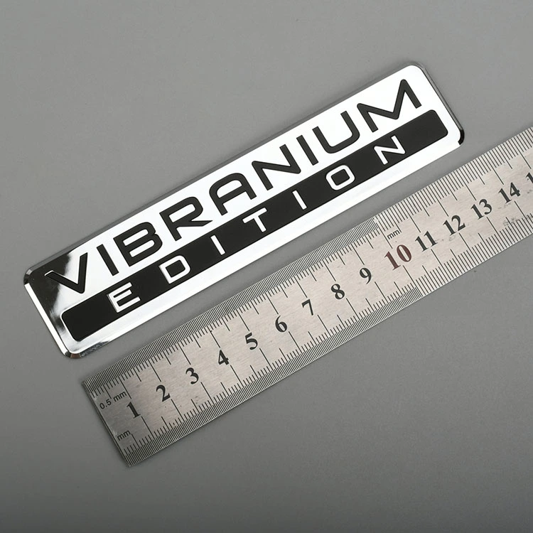 Elektroforma metalowa Nickel Logo Sticker