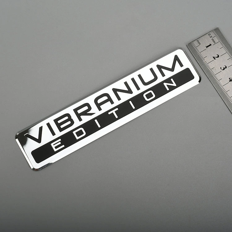 Elektroforma metalowa Nickel Logo Sticker