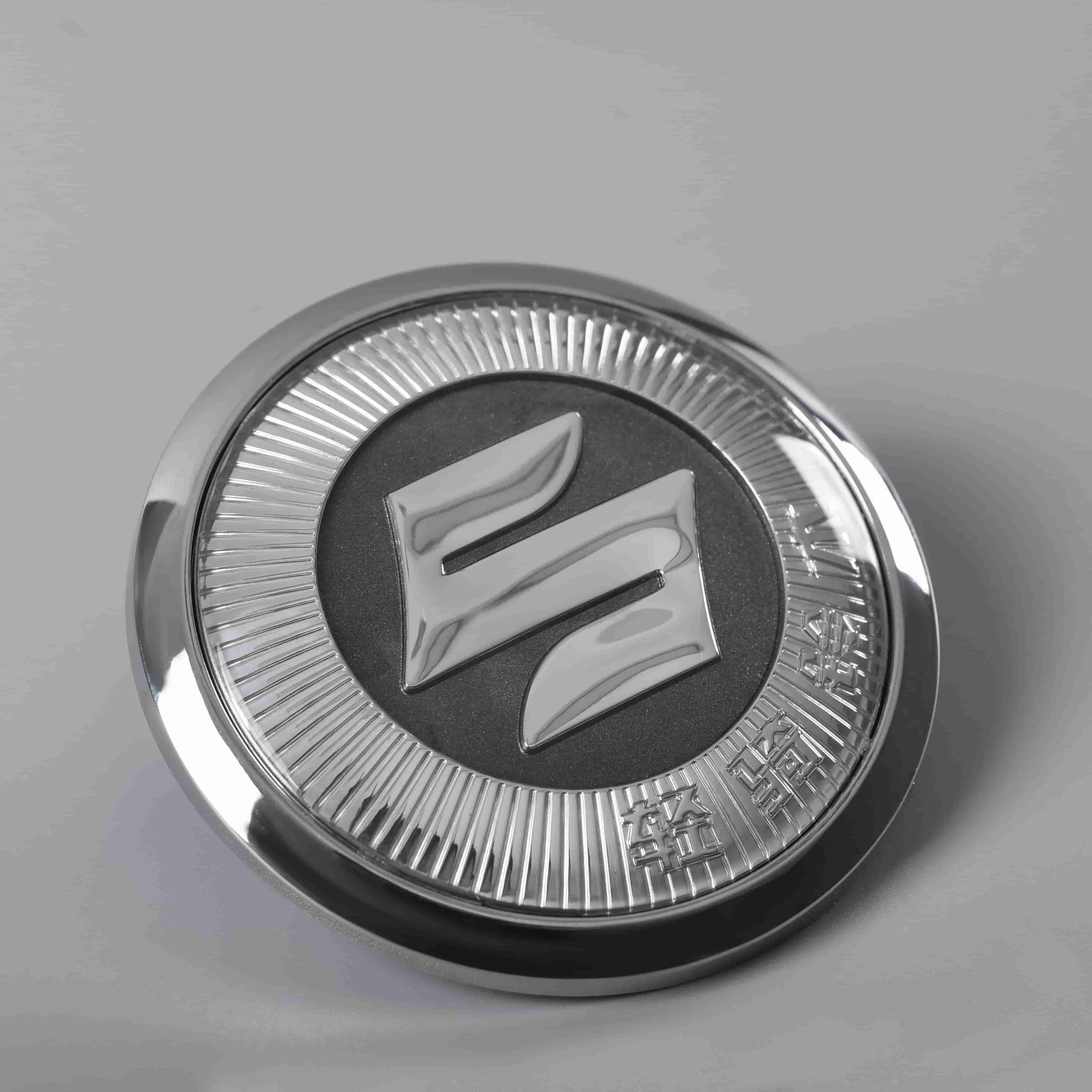 Plastikowa plakietka z logo marki 3D