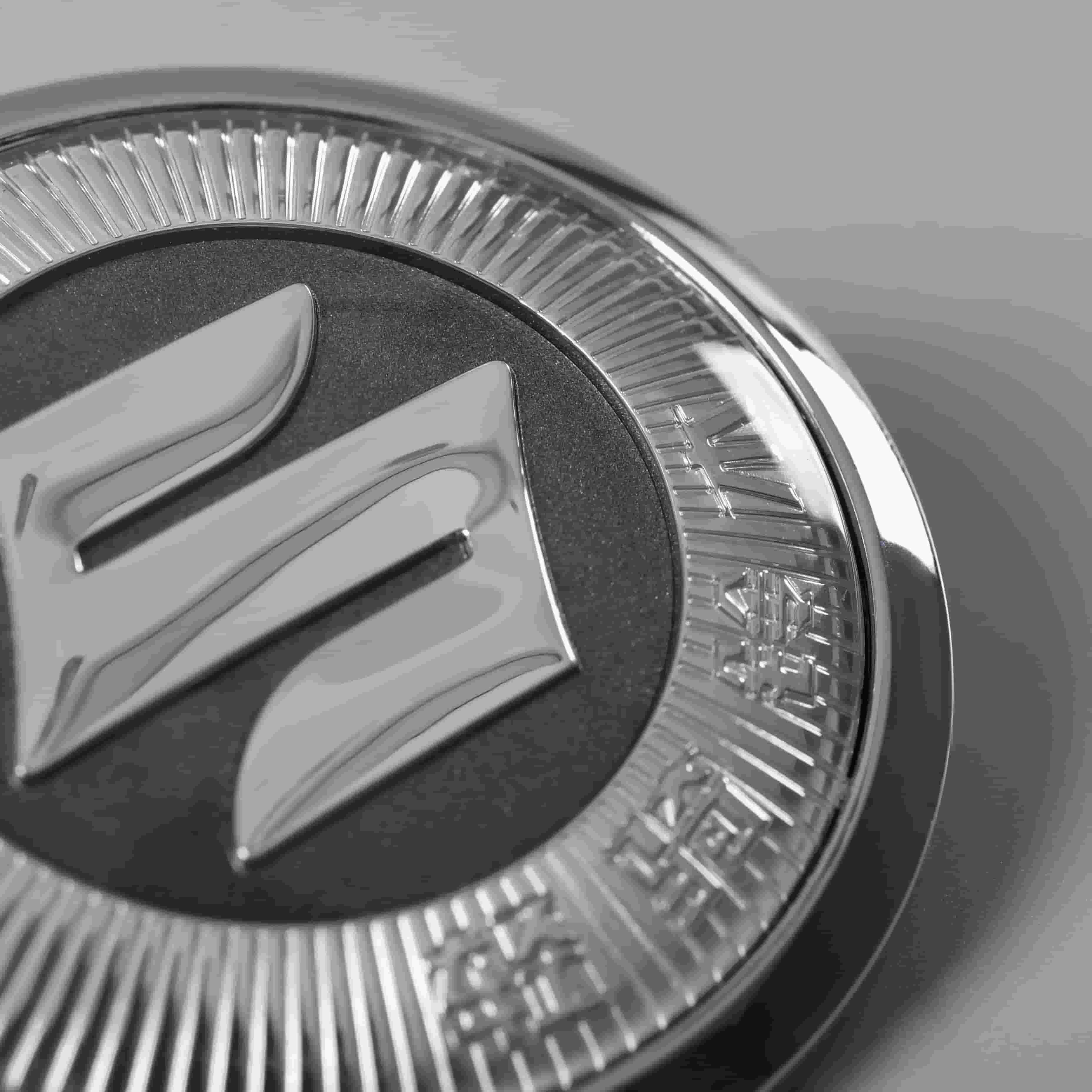 Plastikowa plakietka z logo marki 3D