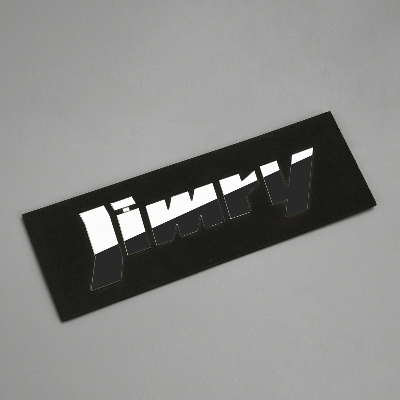 Naklejka z logo 3D z chromowanym logo ABS