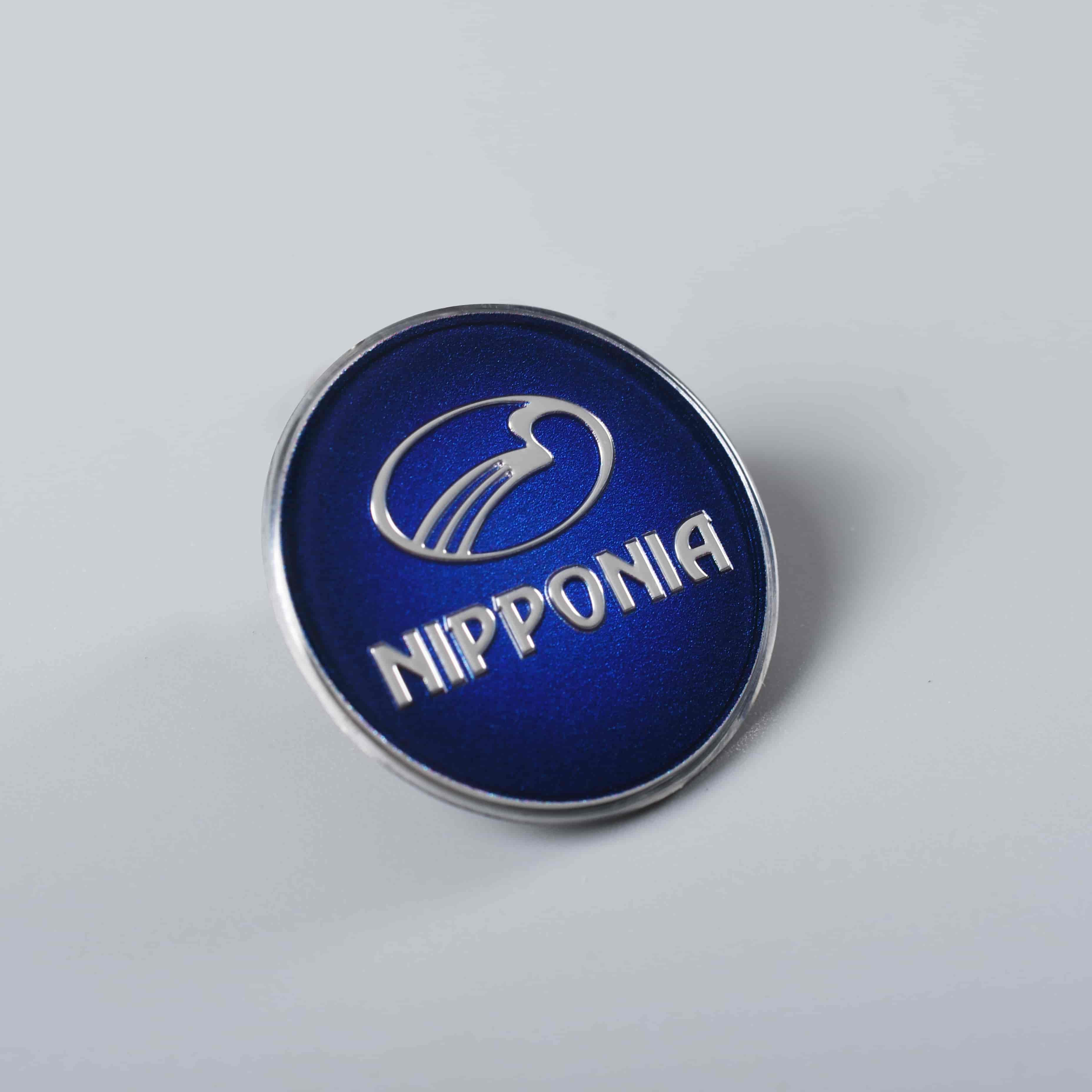 Wytłoczony plastikowy emblemat 3D z logo