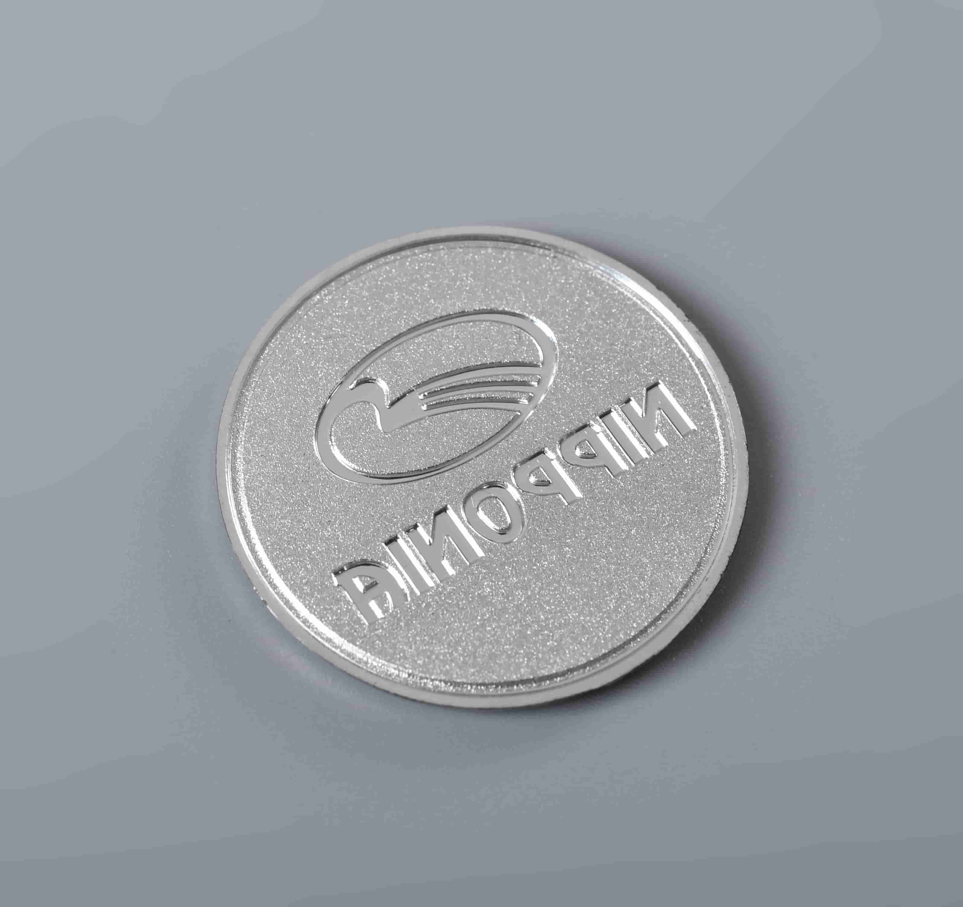 Wytłoczony plastikowy emblemat 3D z logo