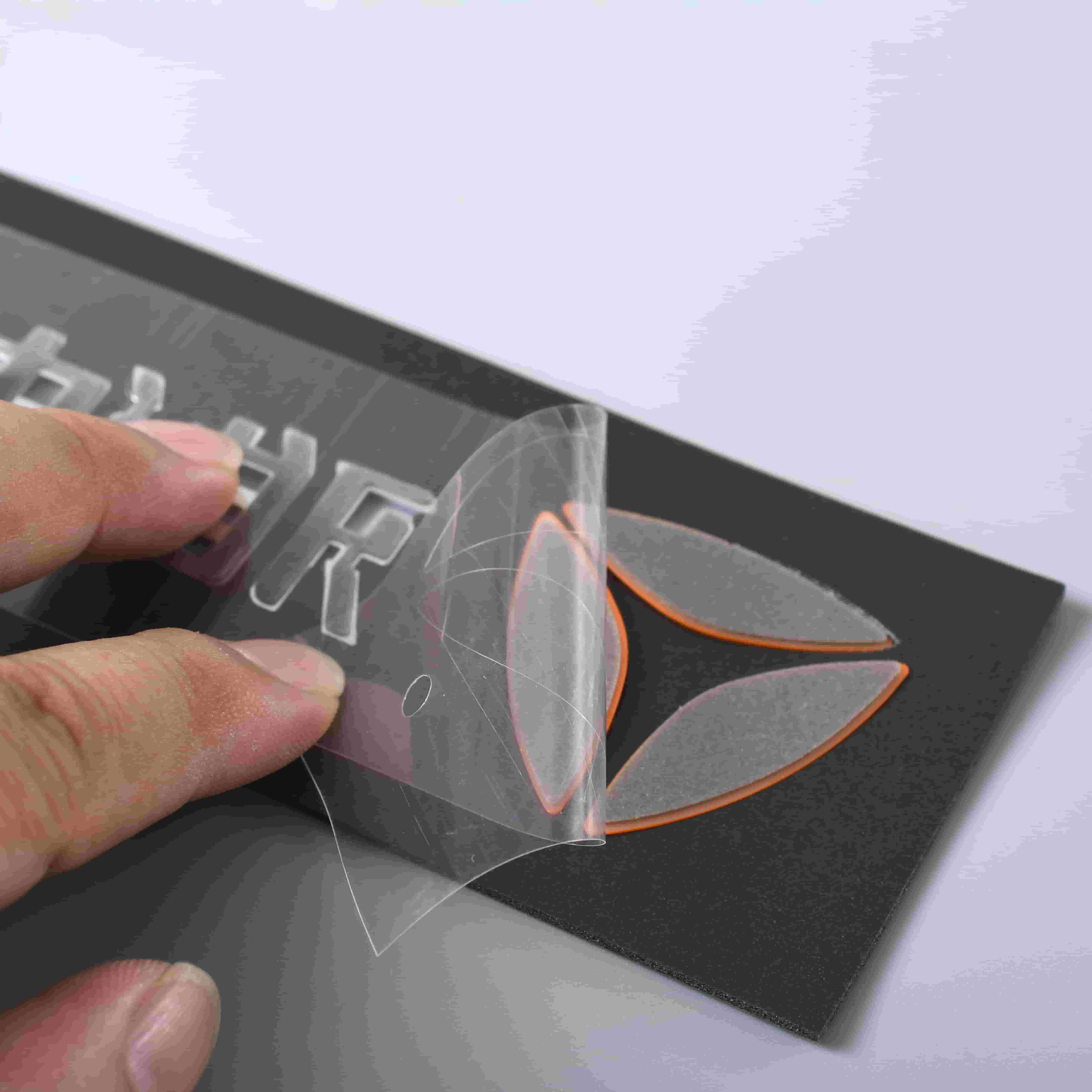 Naklejka na etykietę motocykla 3D z tworzywa sztucznego, chromowanego logo ABS