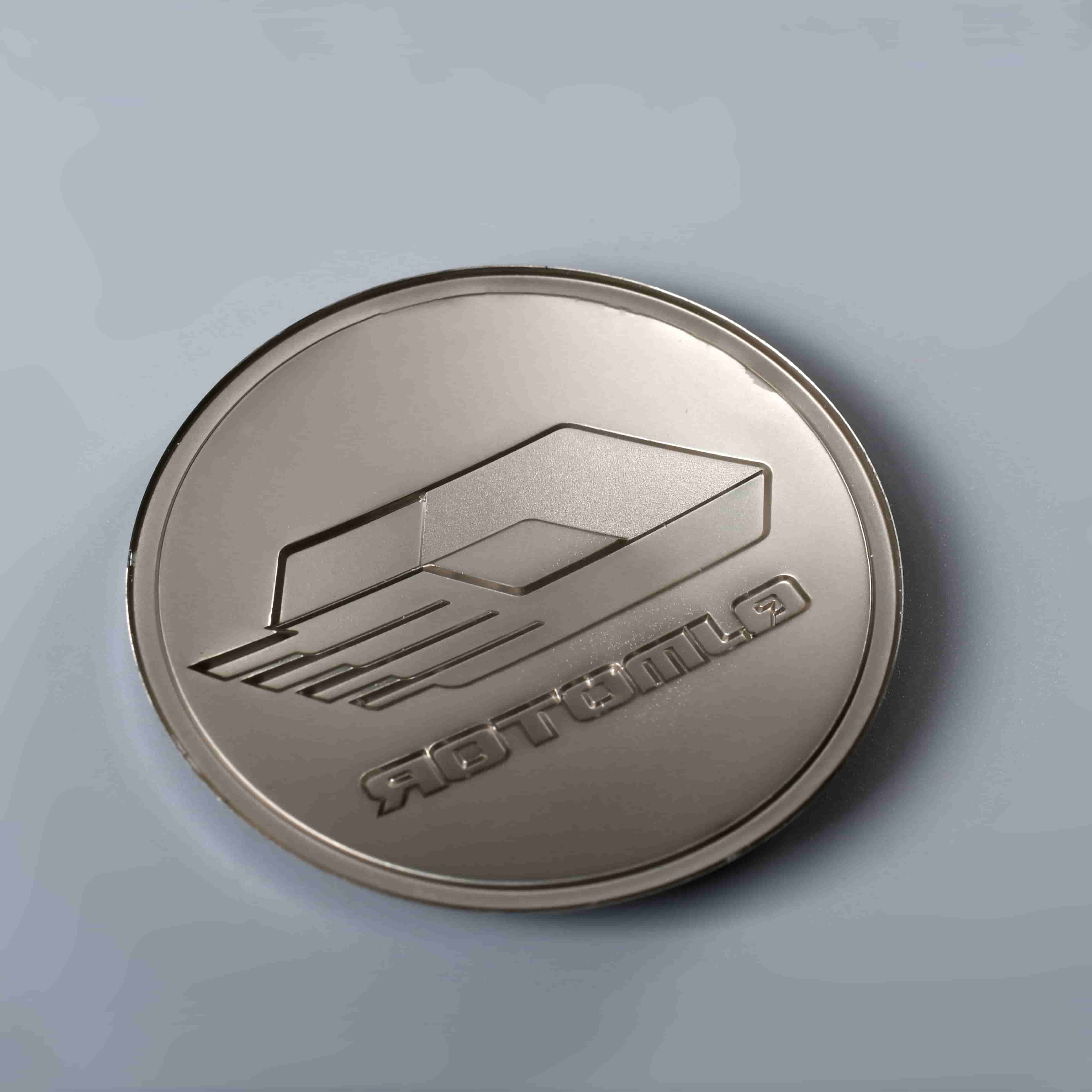 Wodoodporna, łatwa do przyklejenia metalowa etykieta niklowa
