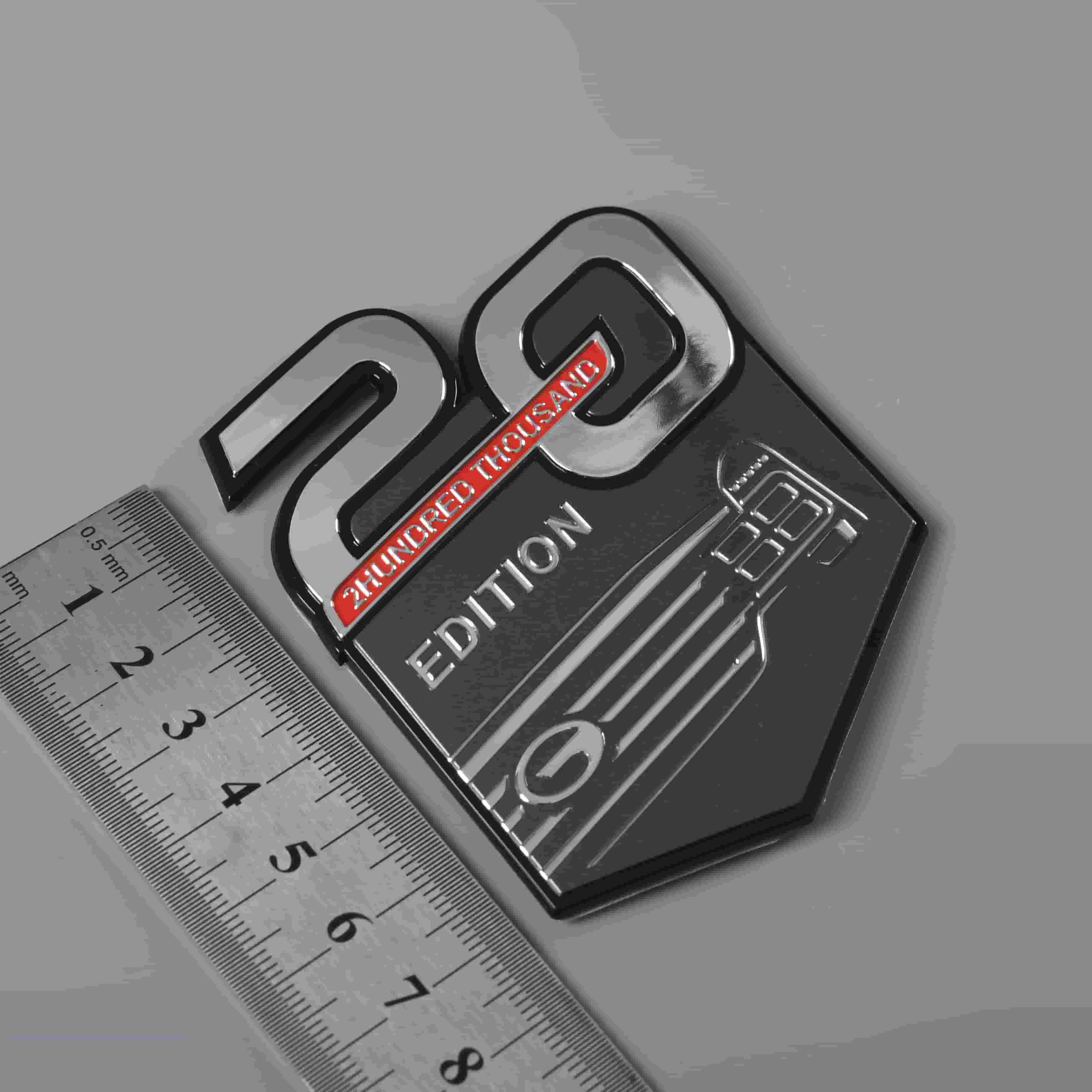 Grawerowanie metalowego logo Aluminiowa tabliczka znamionowa