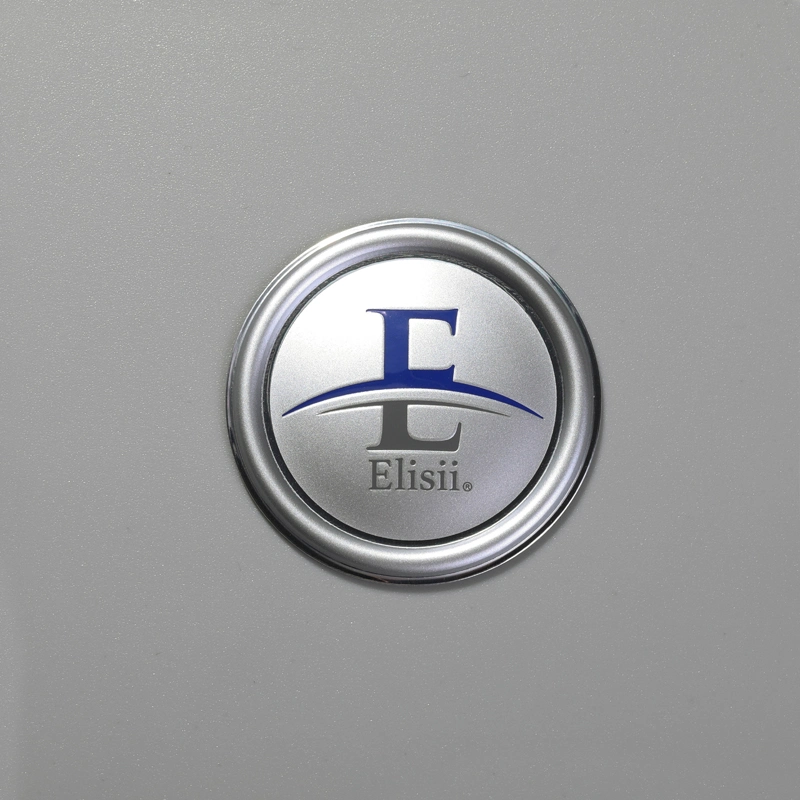 Etykieta aluminiowa Niestandardowe logo Wytłoczona naklejka 3D