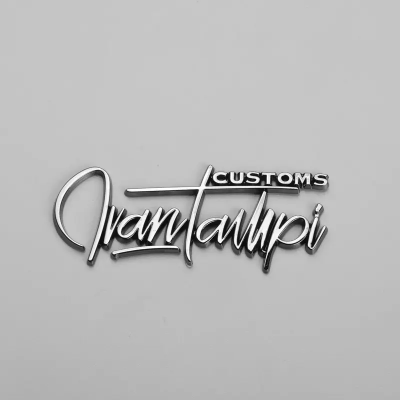 Chromowana naklejka ABS