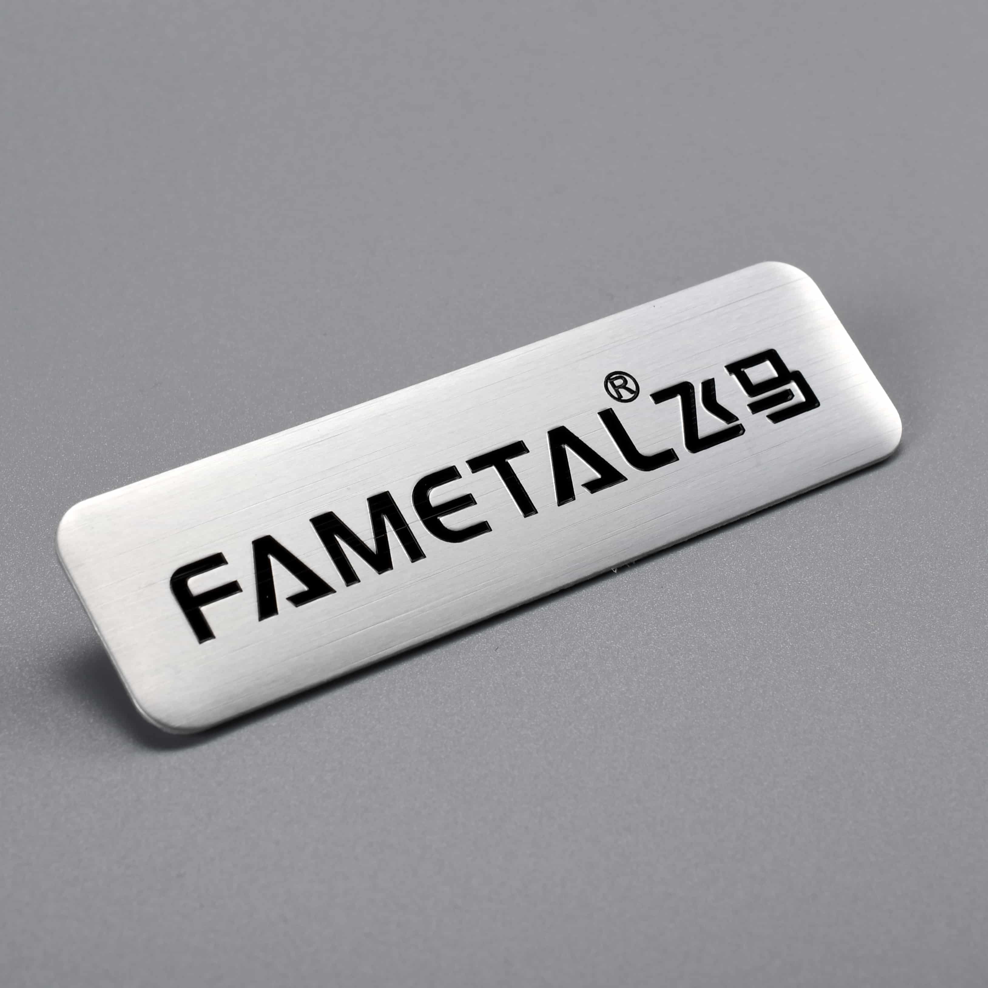Etykieta sprzętu aluminiowego