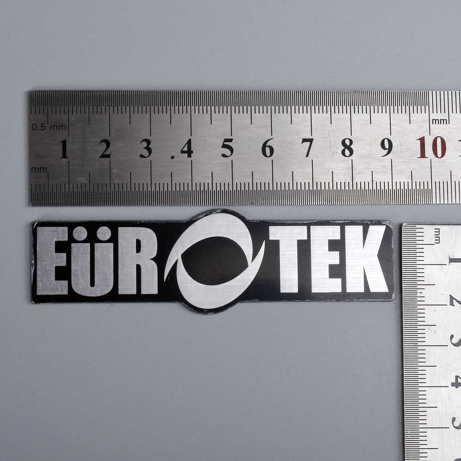 drukowana metalowa aluminiowa tabliczka znamionowa