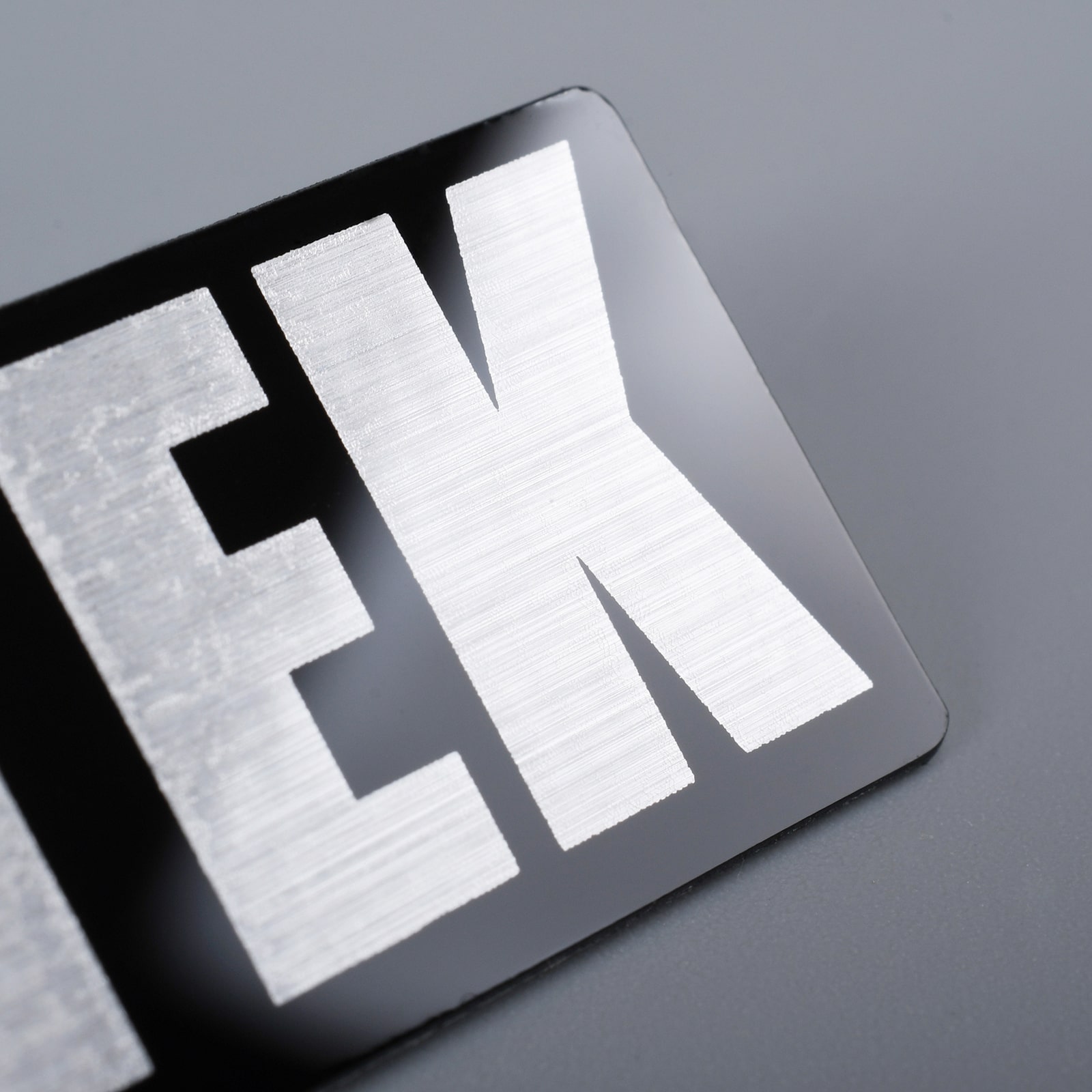 drukowana metalowa aluminiowa tabliczka znamionowa