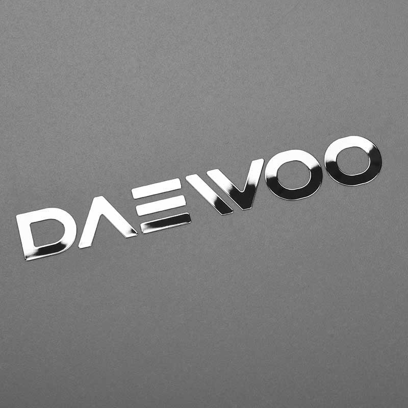 Logo naklejki metalowej do transferu elektroformowego