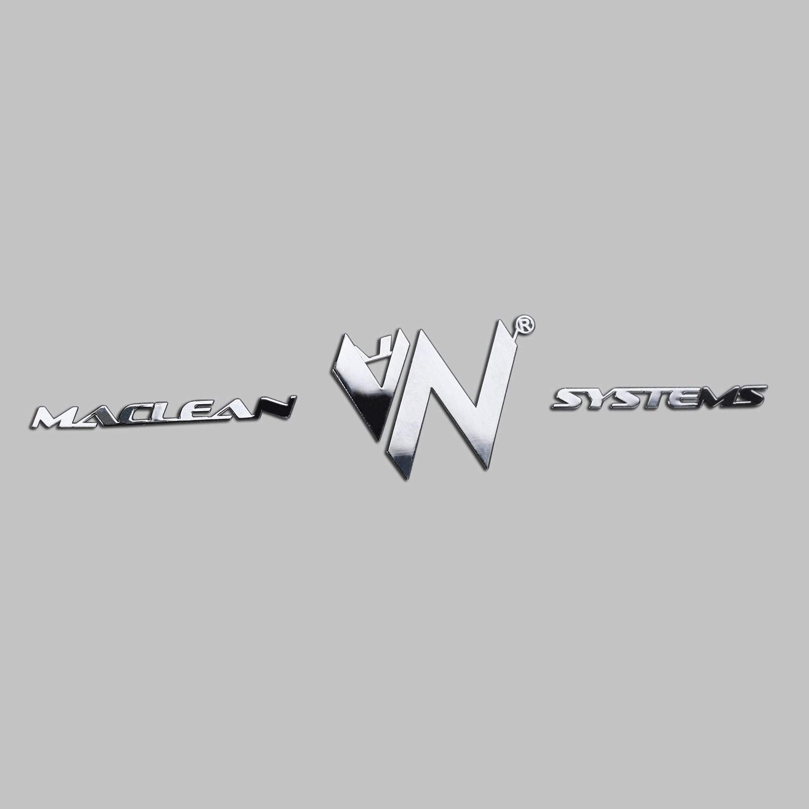 Wytłoczone logo naklejki niklowej