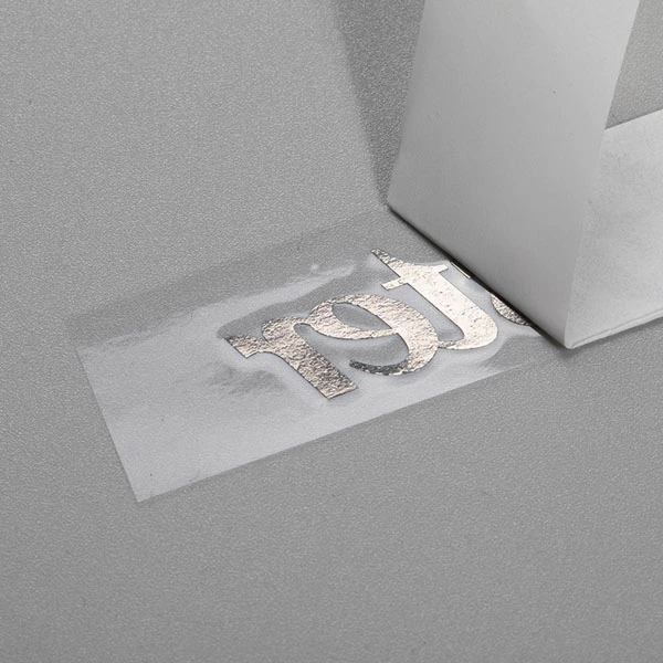Niestandardowa naklejka na etykietę transferu metalu Galwaniczne logo z niklu