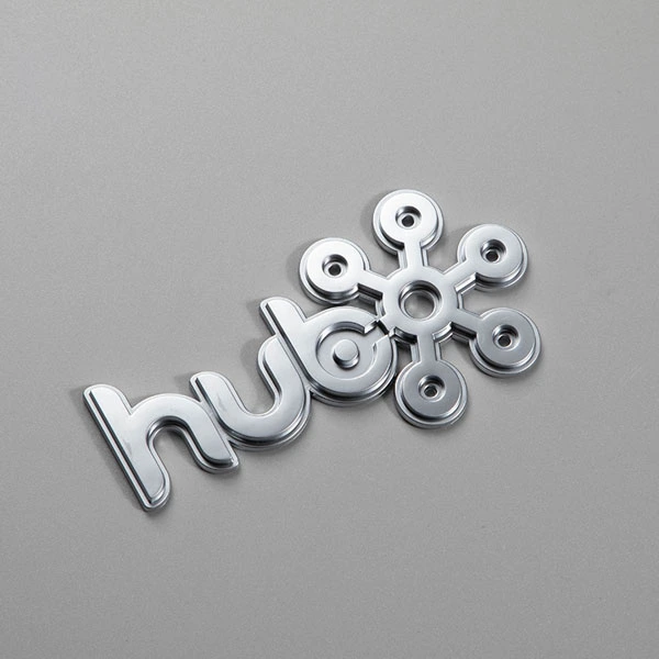 Etykieta ABS z logo Chrome