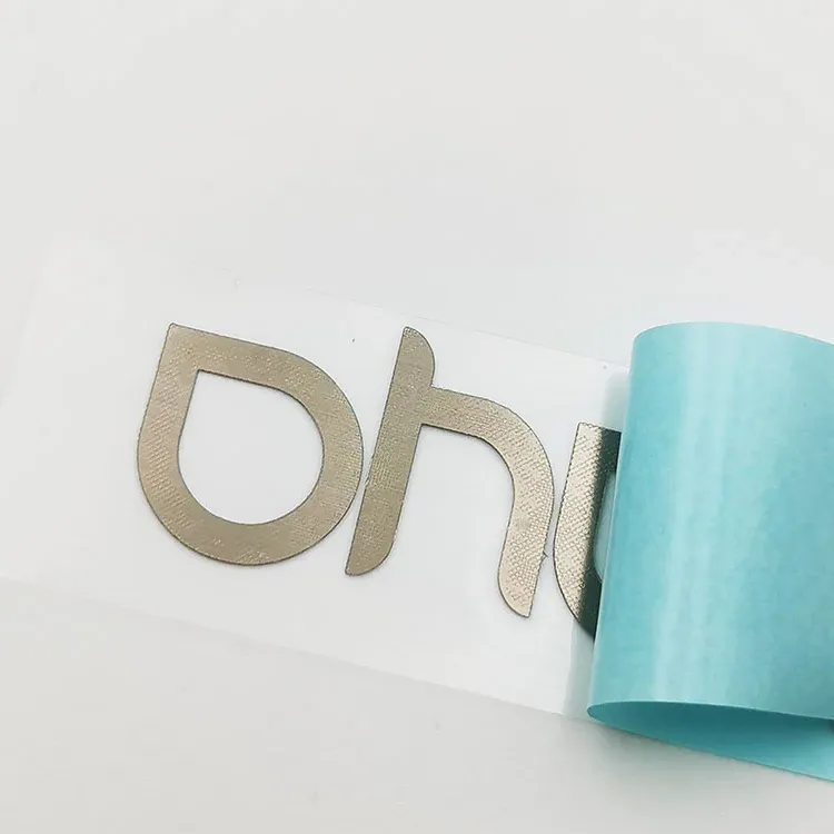 Logo Nickel Metal Sticker Label
