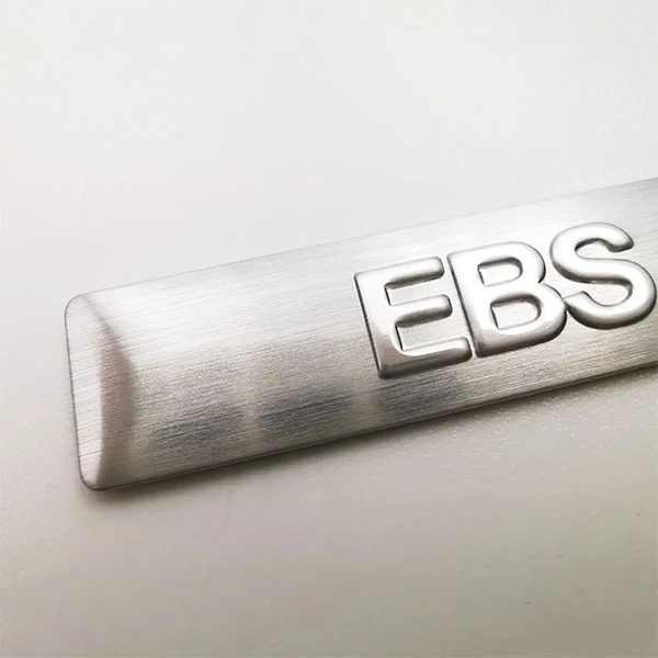 Metalowa tabliczka znamionowa Aluminiowe logo