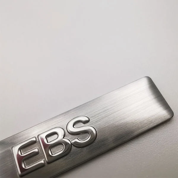 Metalowa tabliczka znamionowa Aluminiowe logo