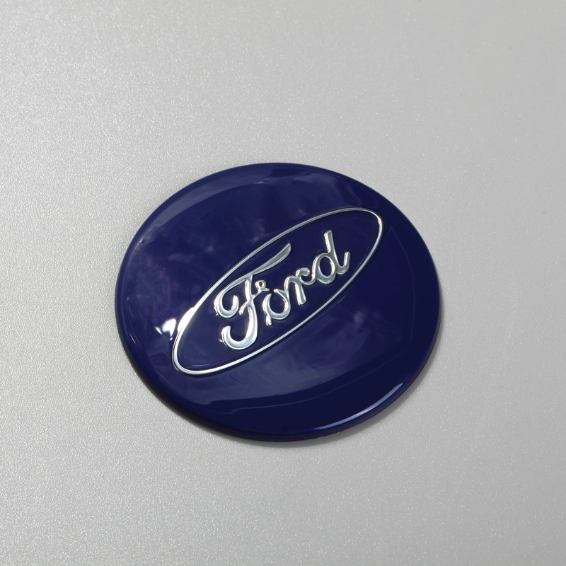 Etykiety aluminiowe do dekoracji piasty koła samochodu, metalowy emblemat