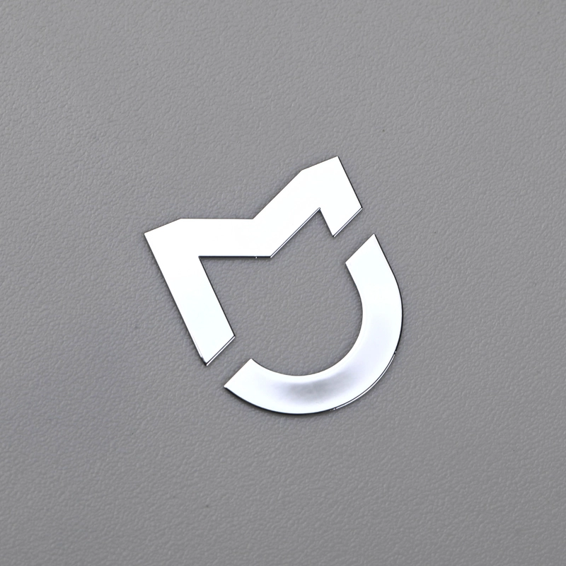 Chromowany metalowy znak 3D z niklowanym emblematem dla Xiaomi