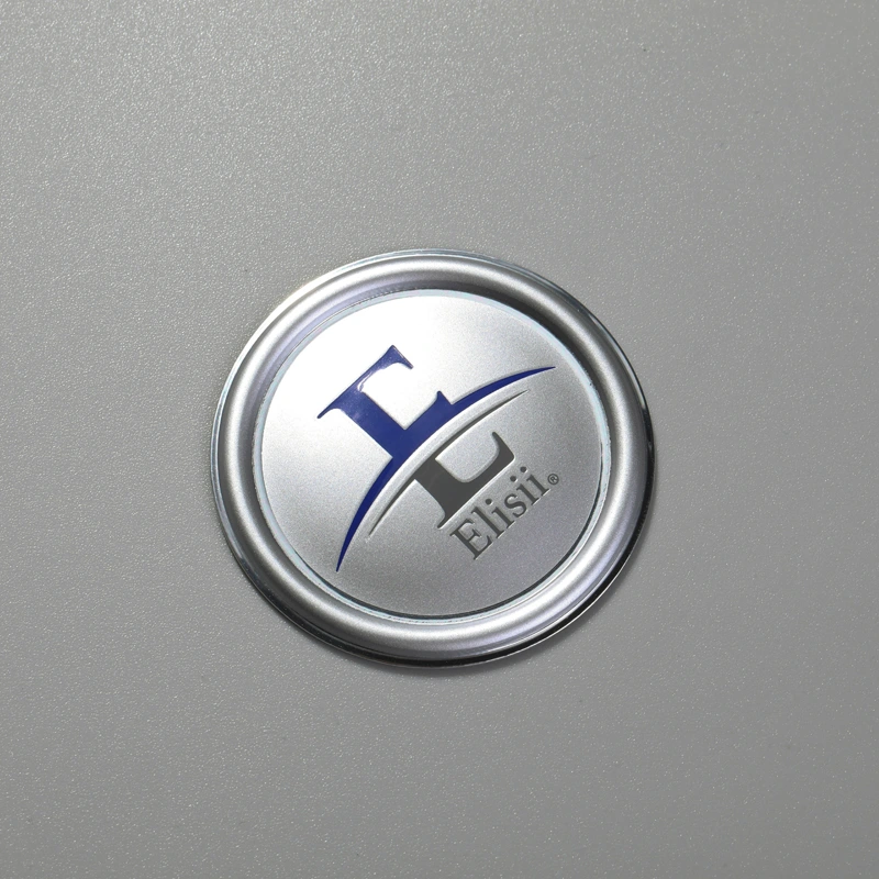 Etykieta aluminiowa Niestandardowe logo Wytłoczona naklejka 3D