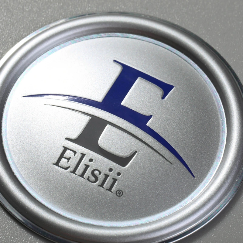 Etykieta aluminiowa Niestandardowe logo Wytłoczona naklejka 3D