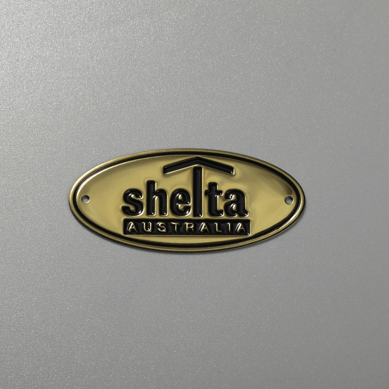 Niestandardowa tabliczka znamionowa Logo ze stali nierdzewnej i aluminium z mosiądzu