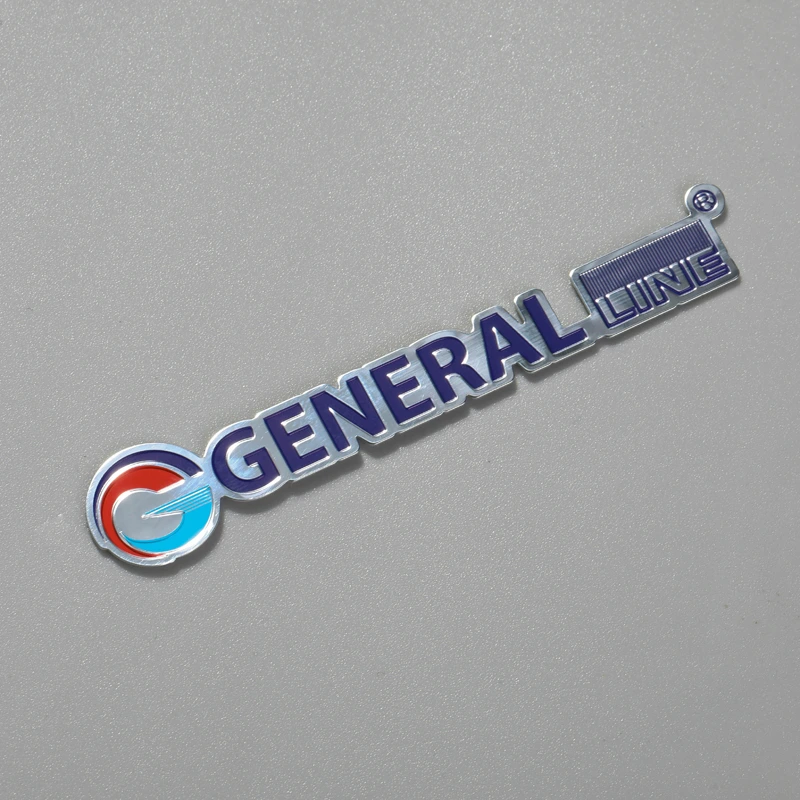 Aluminiowa tabliczka znamionowa z wytłoczonym logo Do lodówki