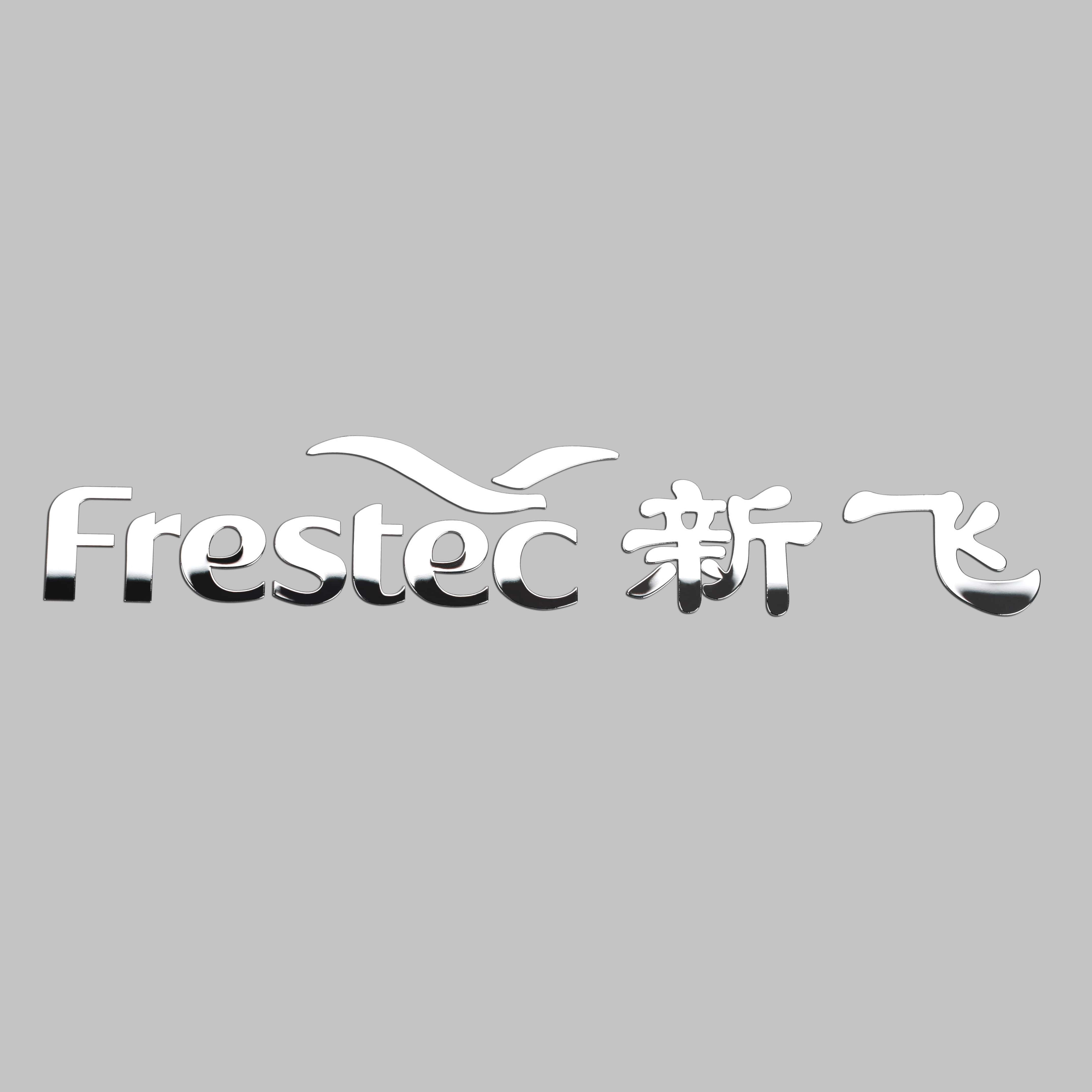 Srebrne metalowe naklejki z logo marki